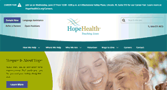 Desktop Screenshot of hopehealthco.org